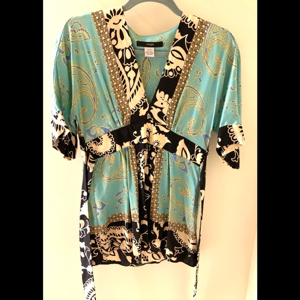 Single 100% Silk Blouse
